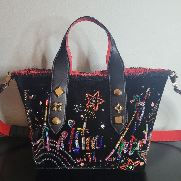 Christian Louboutin Handbags - Christian Louboutin Frangibus Small Starlight Strass Tote